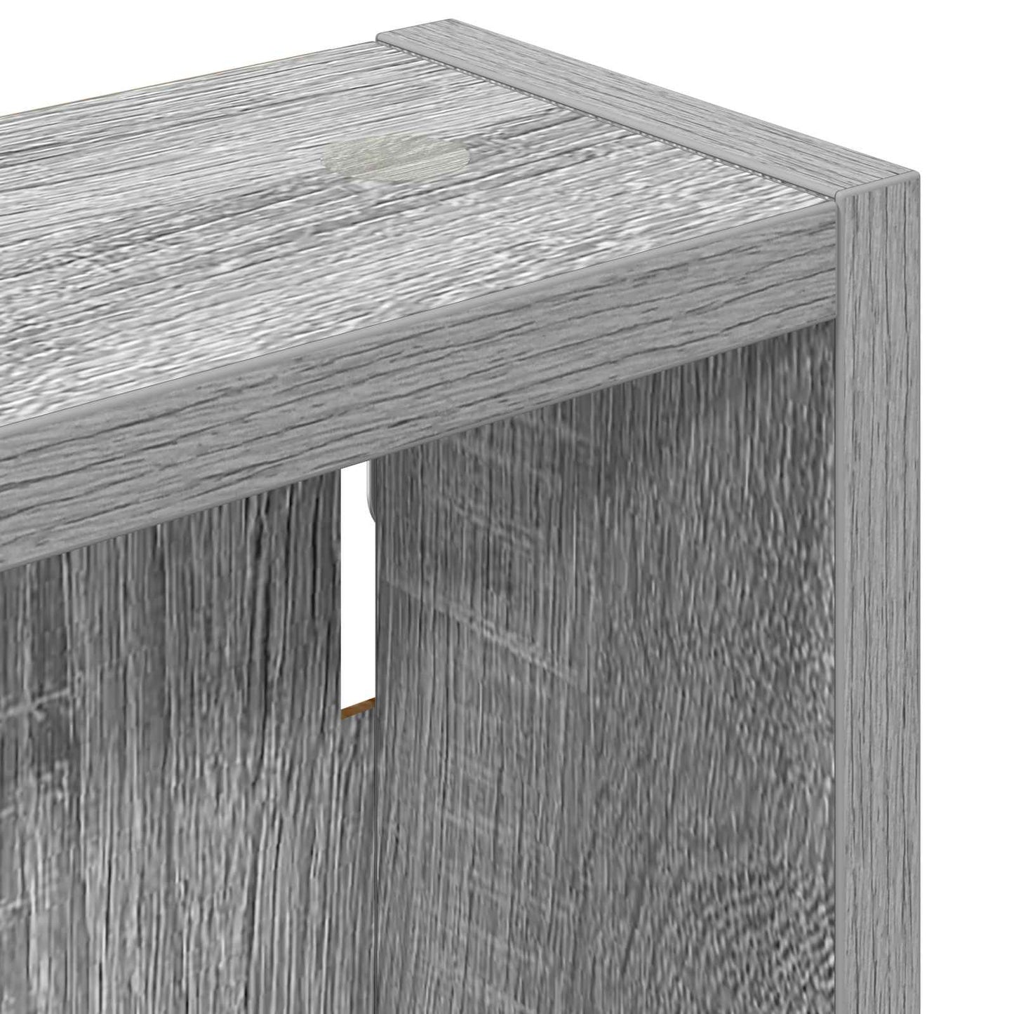 Baderom veggskap Grå Sonoma 40 x 10 x 50 cm Konstruert tre