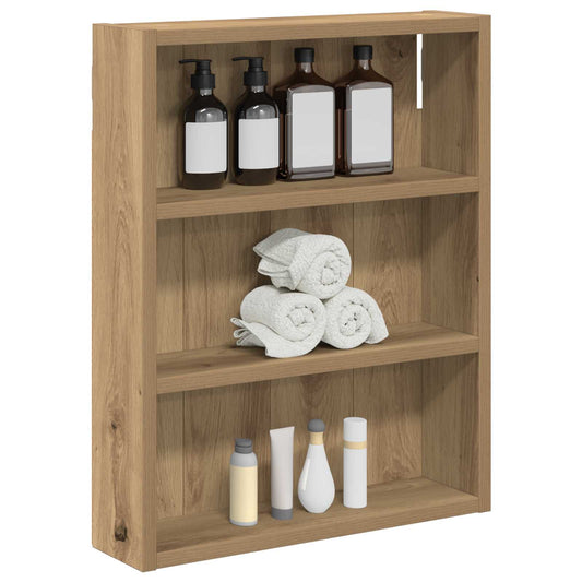 Baderom veggskap Kunstnerisk Eik 40 x 10 x 50 cm Konstruert tre
