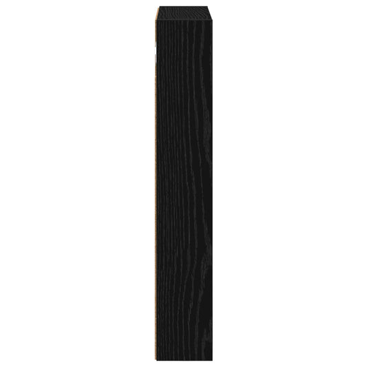 Baderom veggskap Svart Eik 40 x 10 x 60,5 cm Konstruert tre