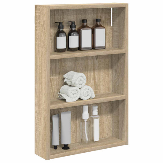 Baderom veggskap Sonoma eik 40 x 10 x 60,5 cm Konstruert tre