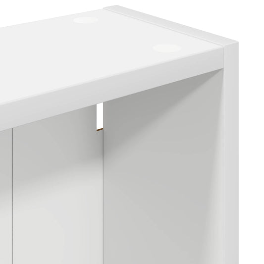 Baderom veggskap med hylle Hvit 40 x 14 x 70 cm Konstruert tre