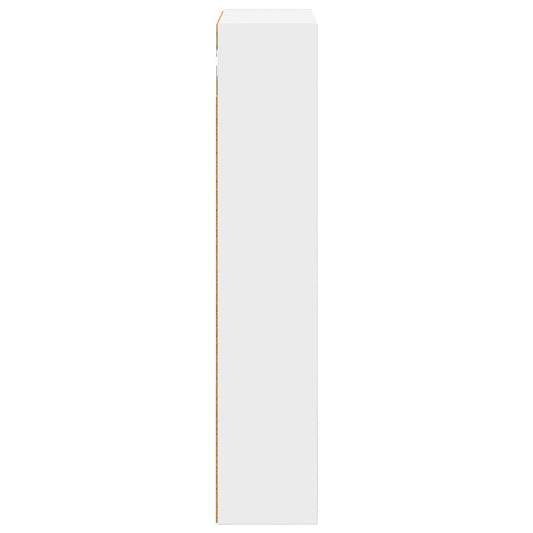Baderom veggskap med hylle Hvit 40 x 14 x 70 cm Konstruert tre