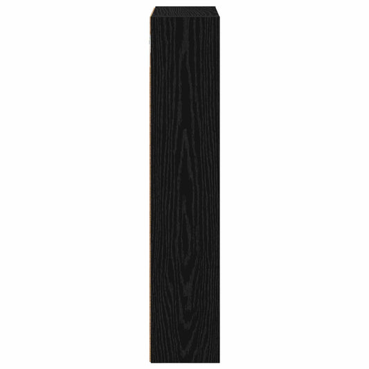 Baderom veggskap Svart Eik 40 x 14 x 70 cm Konstruert tre
