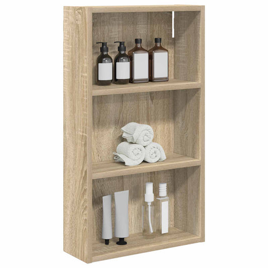 Baderom veggskap Sonoma eik 40 x 14 x 70 cm Konstruert tre