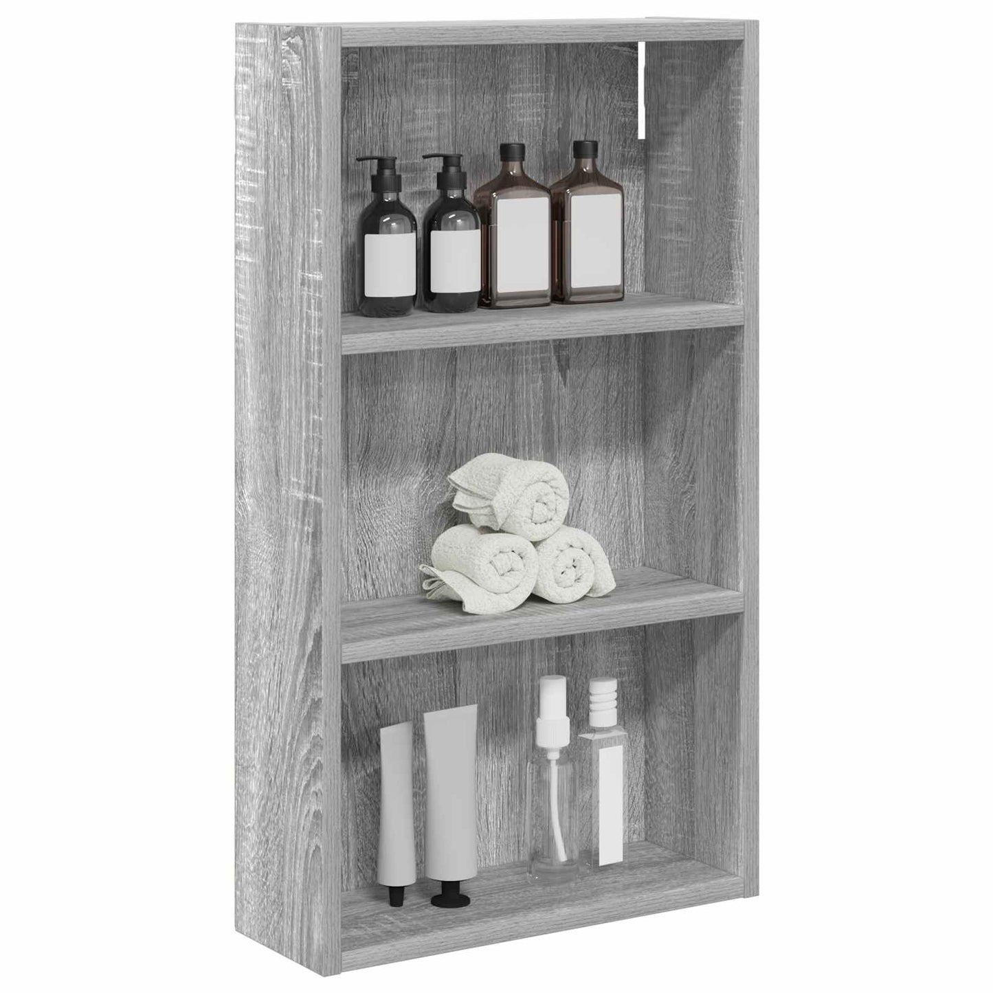Baderom veggskap Grå Sonoma 40 x 14 x 70 cm Konstruert tre