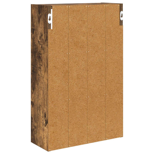 Baderom veggskap Røkt Eik 40 x 16 x 62,5 cm Konstruert tre