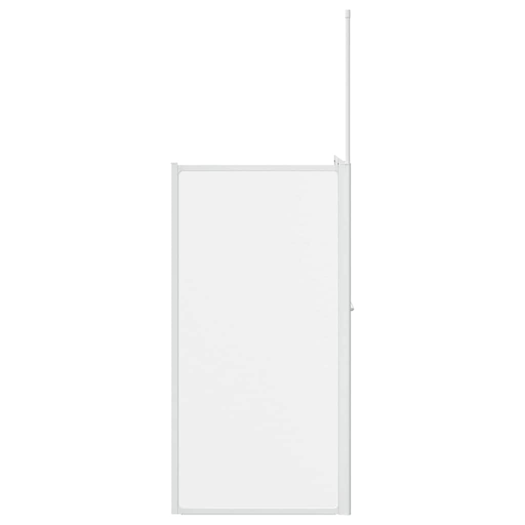 Badskjerm Frostet 120 x 70 x 137 cm Aluminium