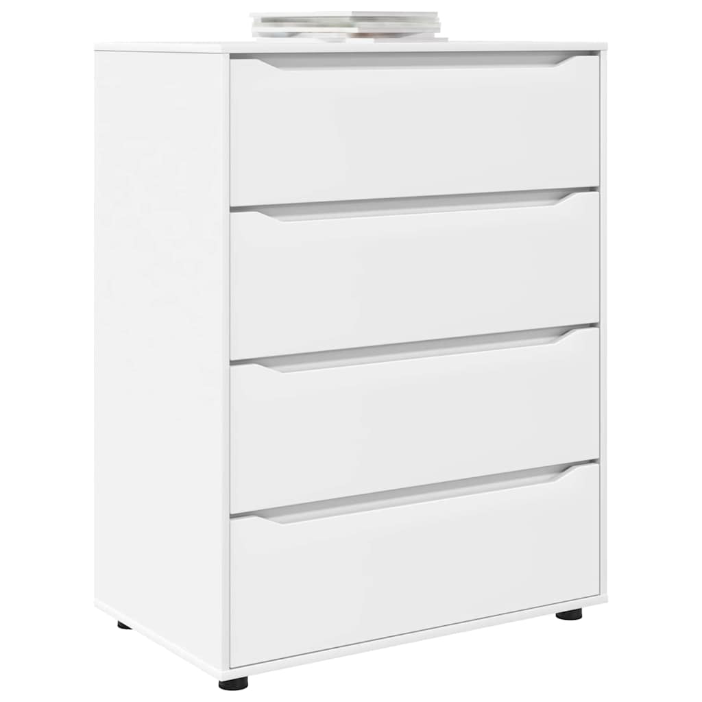 Oppbevaringsskap Hvit 80 x 48 x 105 cm Konstruert tre