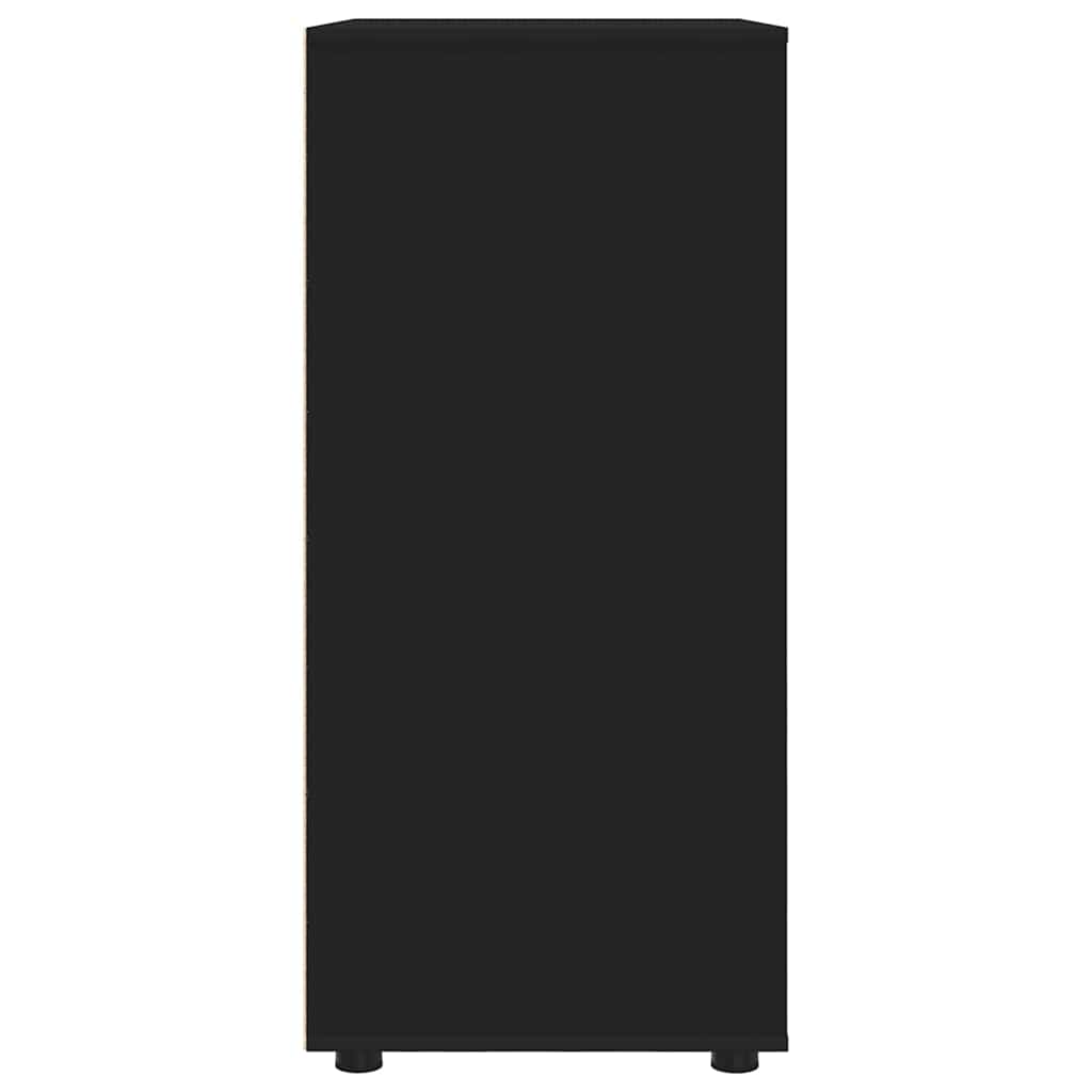 Oppbevaringsskap Svart 80 x 48 x 105 cm Konstruert tre