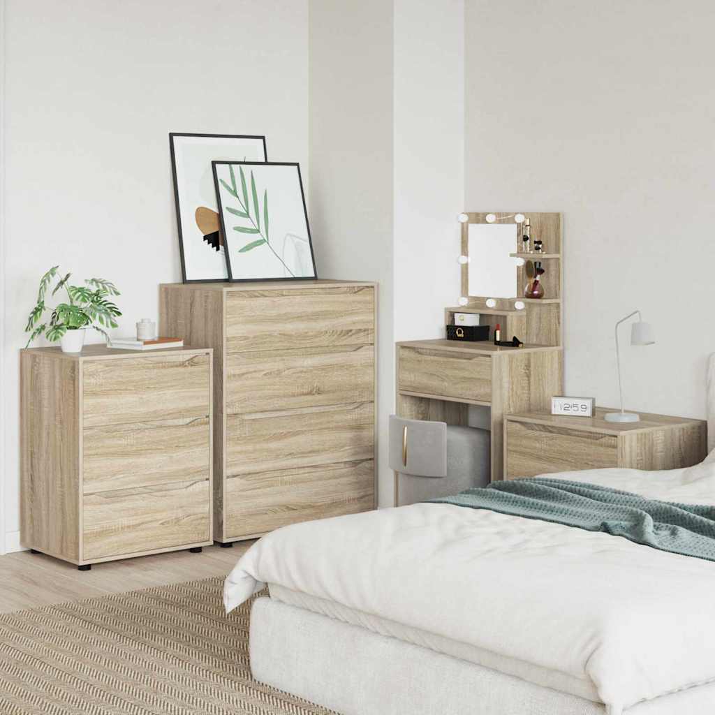 Oppbevaringsskap Sonoma eik 80 x 48 x 105 cm Konstruert tre