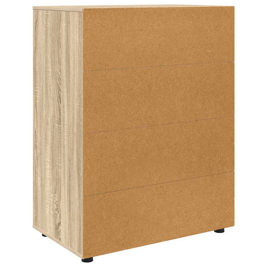 Oppbevaringsskap Sonoma eik 80 x 48 x 105 cm Konstruert tre