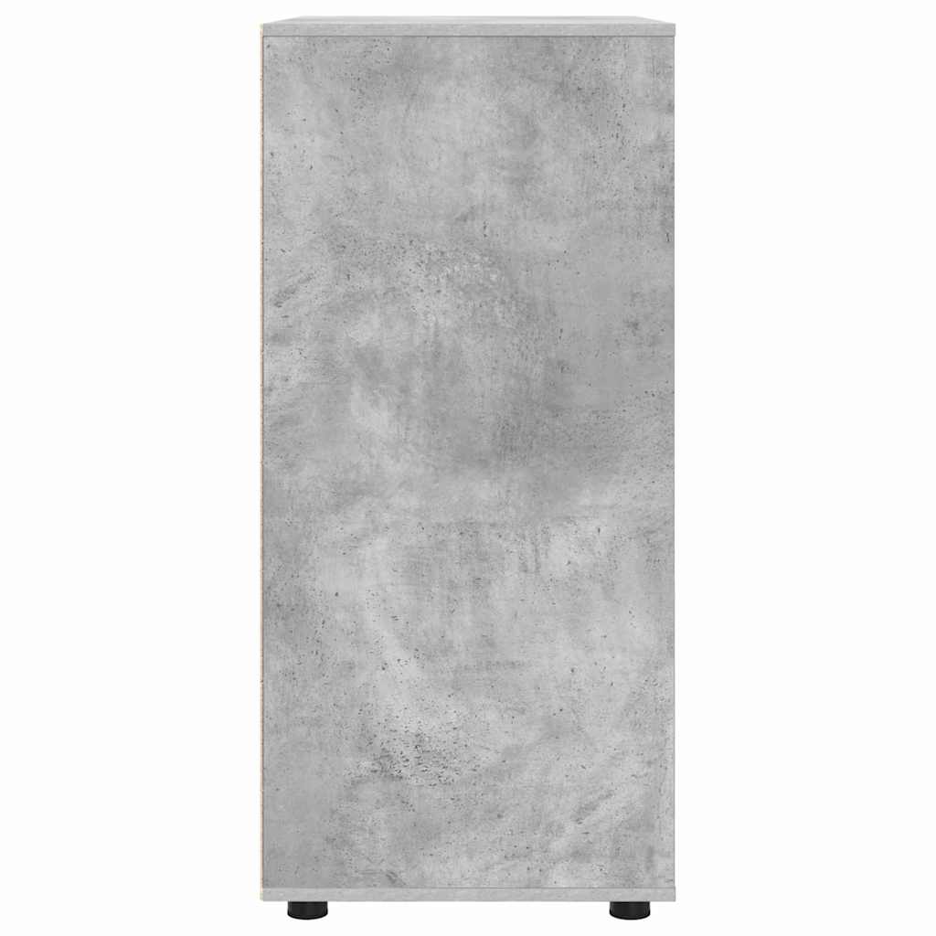 Oppbevaringsskap Betonggrå 80 x 48 x 105 cm Konstruert tre