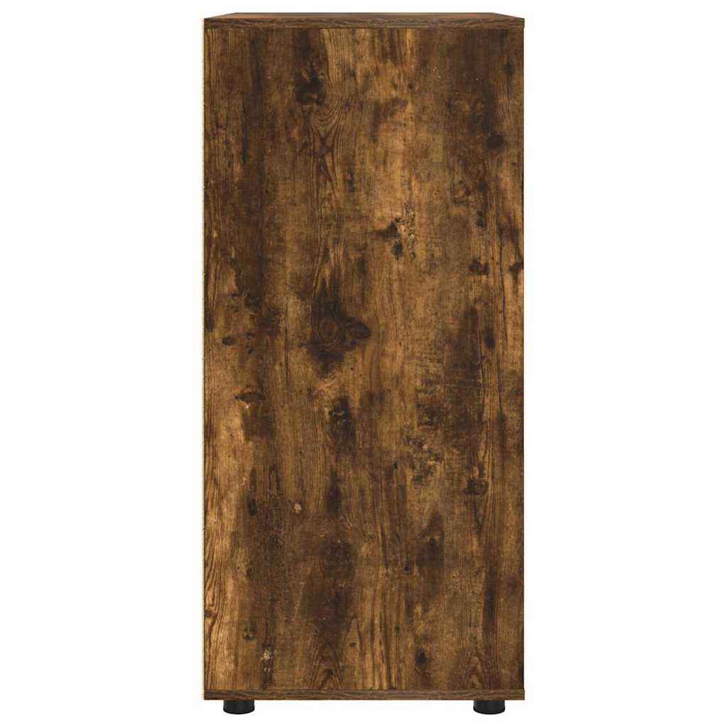 Oppbevaringsskap Røkt eik 80 x 48 x 105 cm Konstruert tre
