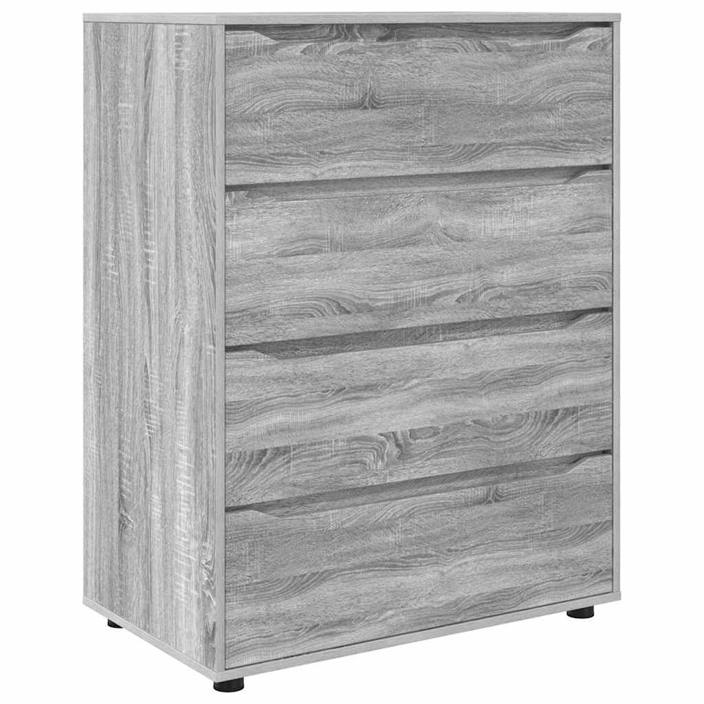 Oppbevaringsskap Grå Sonoma 80 x 48 x 105 cm Konstruert tre