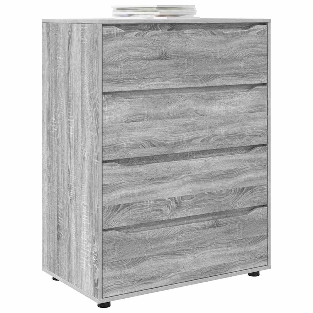 Oppbevaringsskap Grå Sonoma 80 x 48 x 105 cm Konstruert tre