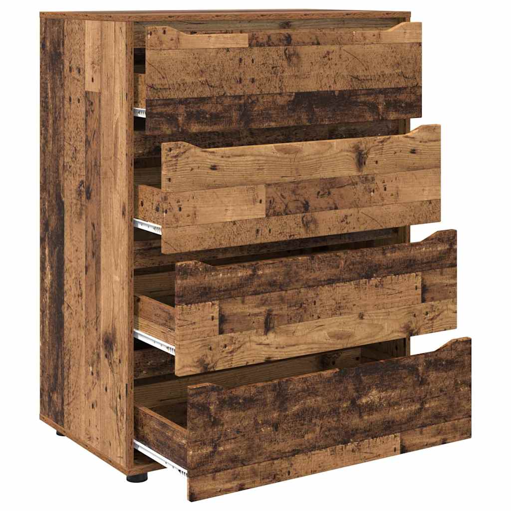 Oppbevaringsskap Gamle tre 80 x 48 x 105 cm Konstruert tre