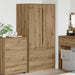 Garderobeskap Artisan Eik 79,5 x 49 x 156 cm Konstruert tre