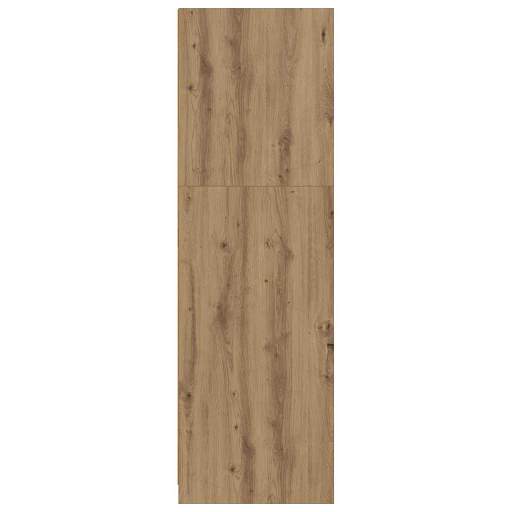 Garderobeskap Artisan Eik 79,5 x 49 x 156 cm Konstruert tre