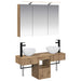 Baderomsskapsett 4 pcs 100 x 14,5 x 70 cm Konstruert tre