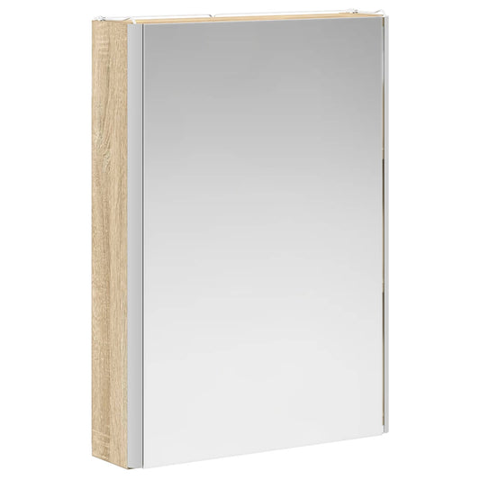 Baderomsskapsett 5 pcs Sonoma eik 43 x 11,5 x 60,5 cm