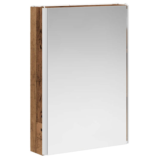 Baderomsskapsett 5 pcs Gammelt tre 43 x 11,5 x 60,5 cm
