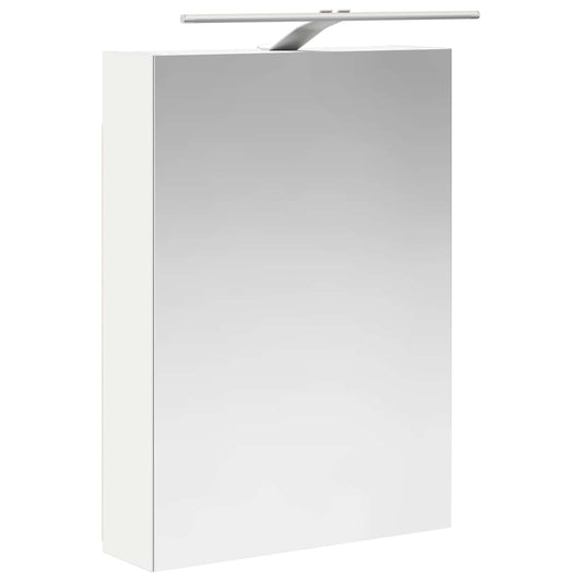 Baderomsinnredningssett 5 pcs Hvit Konstruert tre og glass