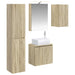 Baderomsskapsett 5 pcs Sonoma eik 50 x 14,5 x 70 cm