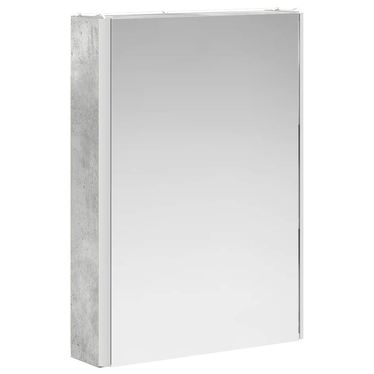 Baderomsskapsett 5 pcs Betonggrå 43 x 11,5 x 60,5 cm