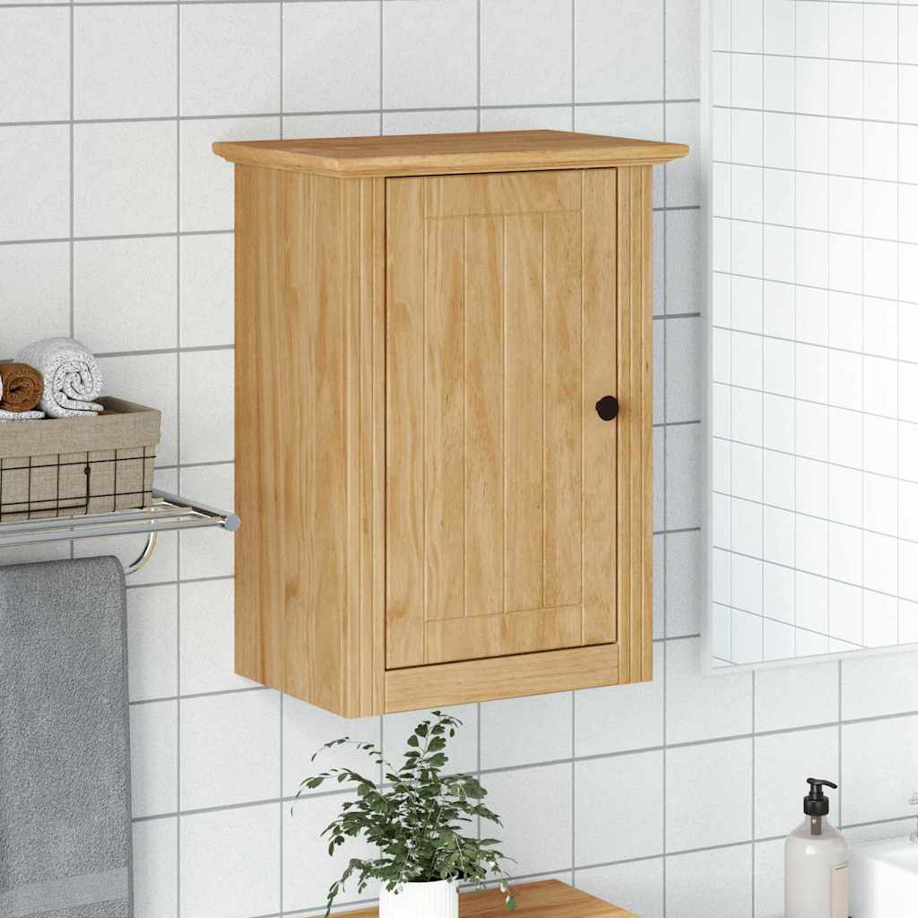 Baderom veggskap med lagring BODO Honning brun 44 x 30 x 60 cm vidaXL