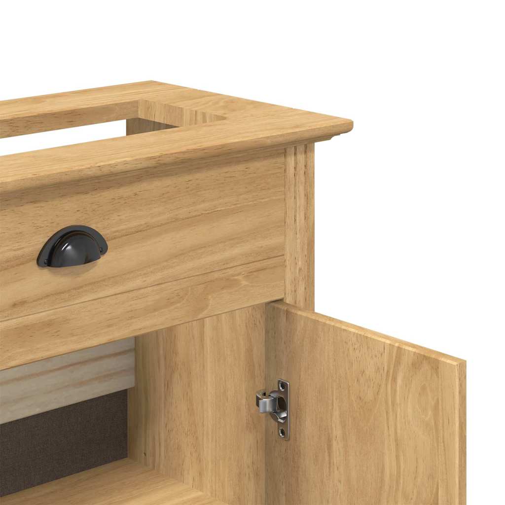 Baderomsskap BODO Honning brun 70 x 35 x 80 cm Konstruert tre