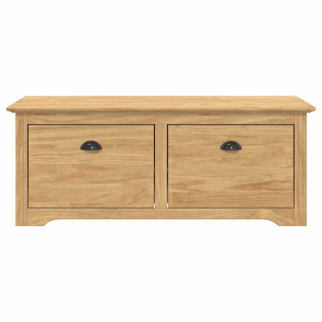 Gangbenk BODO Honning brun 118 x 40 x 50 cm Konstruert tre