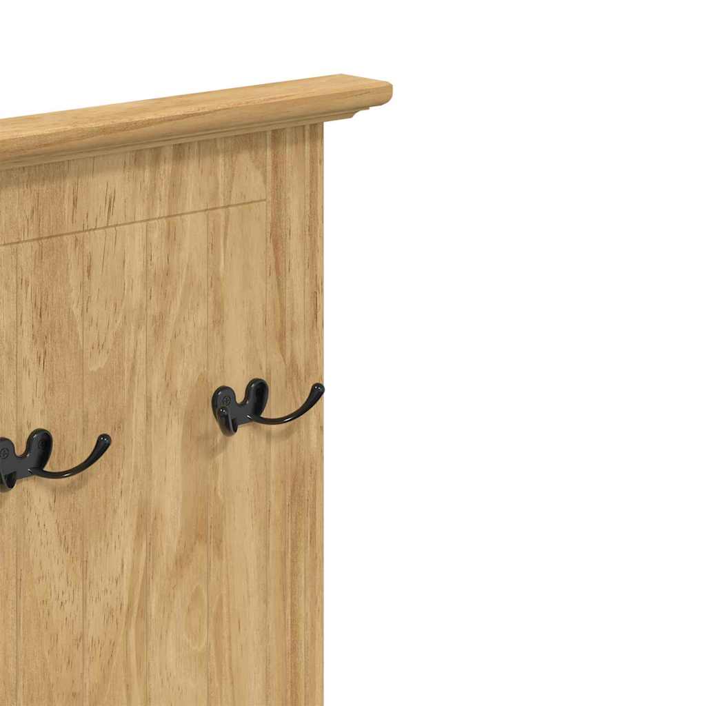 Gangskap BODO Honning brun 50 x 40 x 156,7 cm Konstruert tre vidaXL