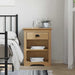 Nattbordskap BODO Honning brun 53 x 38,5 x 67 cm Konstruert tre