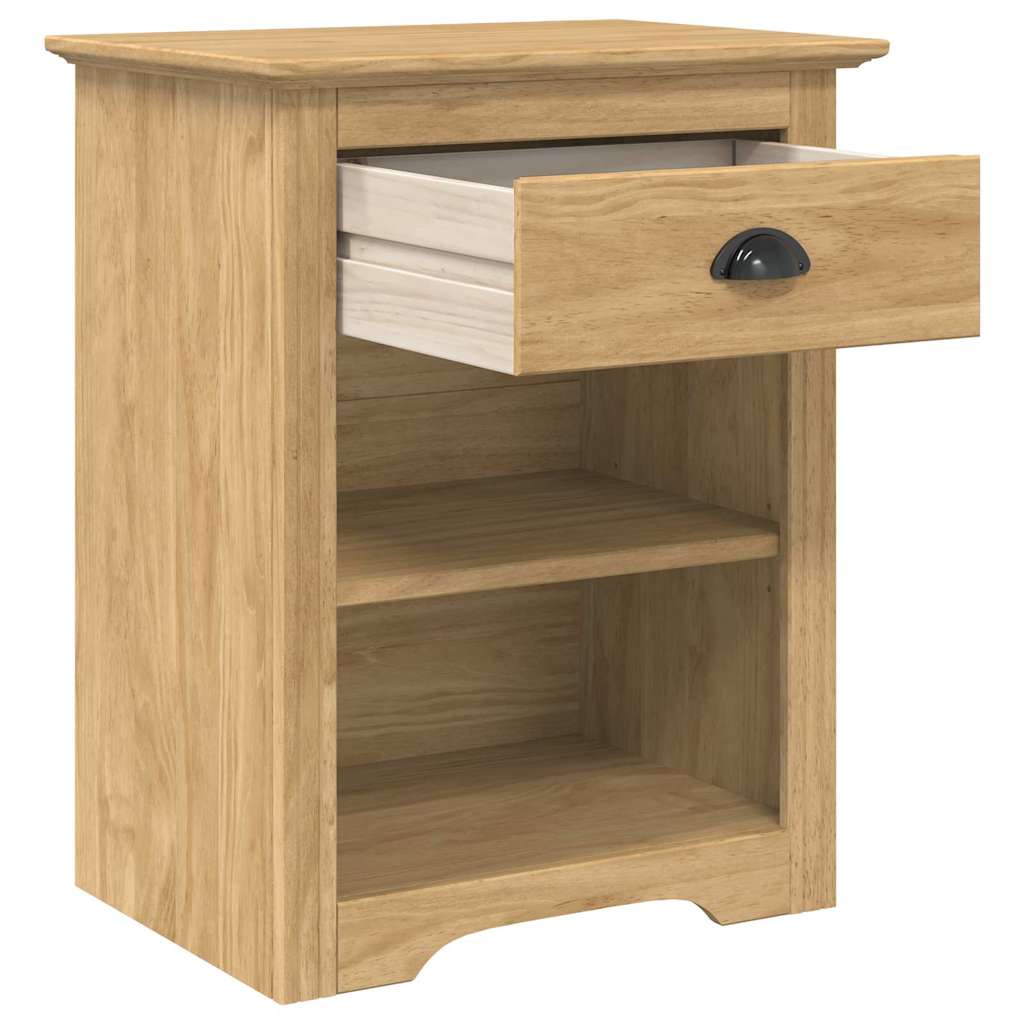 Nattbordskap BODO Honning brun 53 x 38,5 x 67 cm Konstruert tre