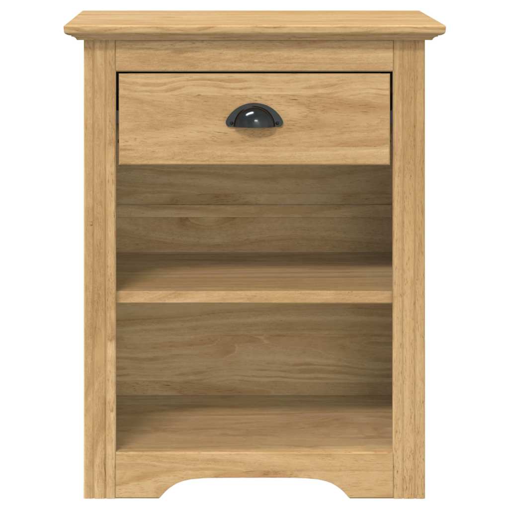 Nattbordskap BODO Honning brun 53 x 38,5 x 67 cm Konstruert tre