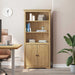 Bokhylle BODO Honning brun 82 x 40 x 173 cm Konstruert tre vidaXL