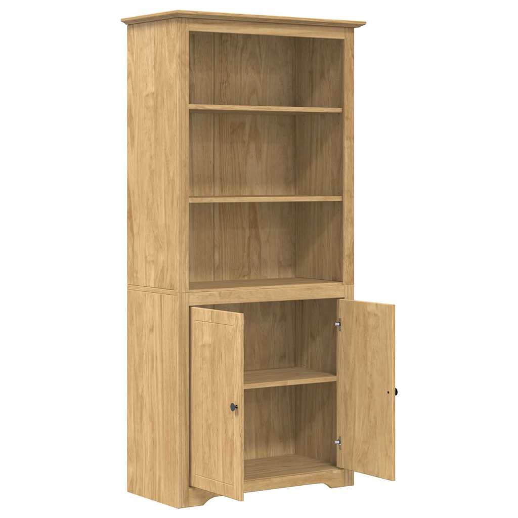 Bokhylle BODO Honning brun 82 x 40 x 173 cm Konstruert tre vidaXL