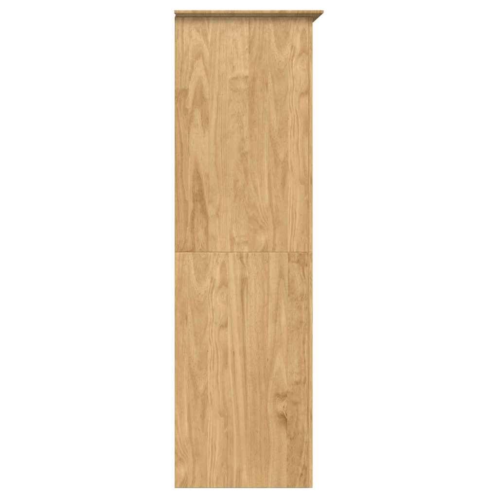 Garderobeskap med lagring BODO Honning brun 146 x 53,5 x 173 cm vidaXL