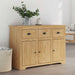 Serviesskap BODO Honning brun 115,5 x 44 x 80 cm Konstruert tre vidaXL
