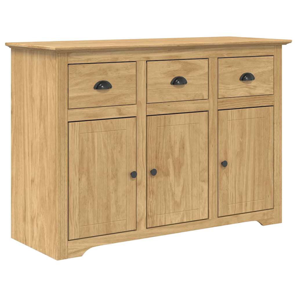 Serviesskap BODO Honning brun 115,5 x 44 x 80 cm Konstruert tre vidaXL