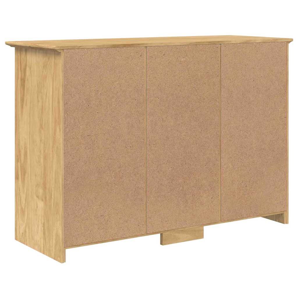 Serviesskap BODO Honning brun 115,5 x 44 x 80 cm Konstruert tre vidaXL