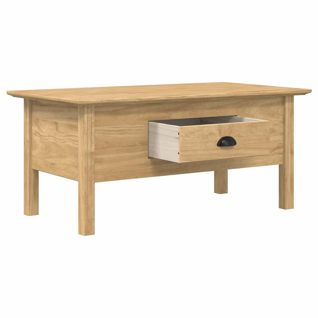 Kaffebord BODO Honning brun 100 x 55 x 45,8 cm Konstruert tre vidaXL