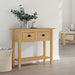 Konsollbord BODO Honning brun 91 x 34,7 x 74 cm Konstruert tre vidaXL