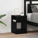 Avlastningsbord 2 pcs Svart Eik 30,5 x 30 x 45 cm