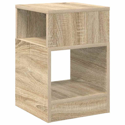 Avlastningsbord 2 pcs Sonoma eik 30,5 x 30 x 45 cm
