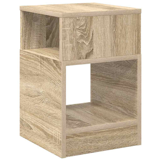 Avlastningsbord 2 pcs Sonoma eik 30,5 x 30 x 45 cm