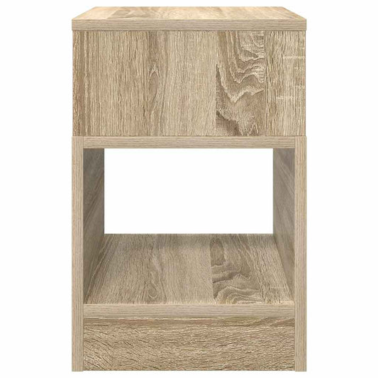 Avlastningsbord 2 pcs Sonoma eik 30,5 x 30 x 45 cm