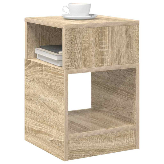 Avlastningsbord 2 pcs Sonoma eik 30,5 x 30 x 45 cm