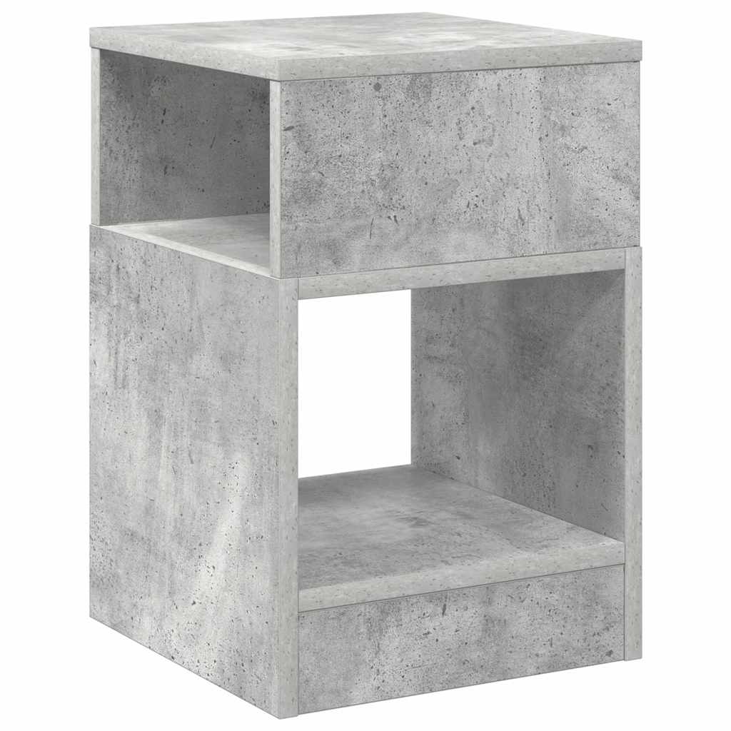 Avlastningsbord Betonggrå 30,5 x 30 x 45 cm Konstruert tre