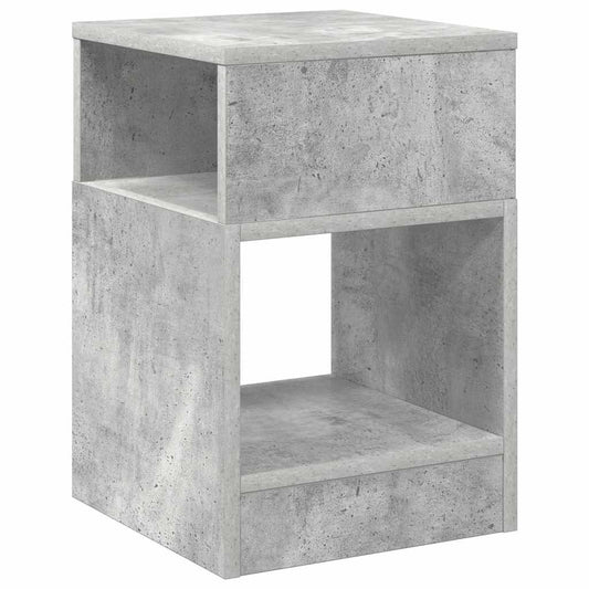 Avlastningsbord Betonggrå 30,5 x 30 x 45 cm Konstruert tre